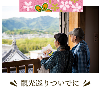 観光巡りついでに